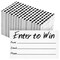200-Pack Enter to Win Cards, 3.5x2 White Entry Form Raffle Tickets Slips for Fairs, Contests, Ballots, Carnivals, Drawings, Auction Events, Prize Games, Fundraisers